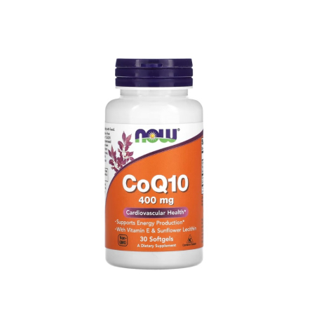 NOW Foods - CoQ10 400mg 30 capsule moi - NOW Foods
