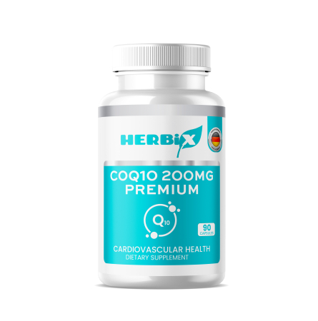 Herbix - CoQ10 CoenzimaQ10 200 mg Premium 90 capsule - Herbix