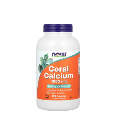 Vitamine & Minerale - Coral Calcium 1000 mg 250 capsule - NOW Foods