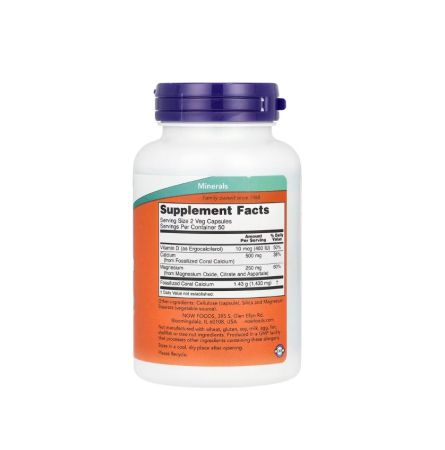 Coral Calcium Plus 100 capsule - Now Foods [1]