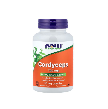 NOW Foods - Cordyceps 750mg 90 capsule - NOW Foods