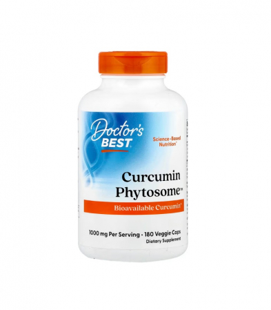 Oase & Articulatii - Curcumin Phytosome 500mg 180 capsule vegetale - Doctor's Best