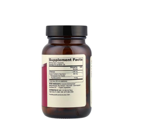 D-Mannose and Cranberry 60 capsule - Dr. Mercola [1]