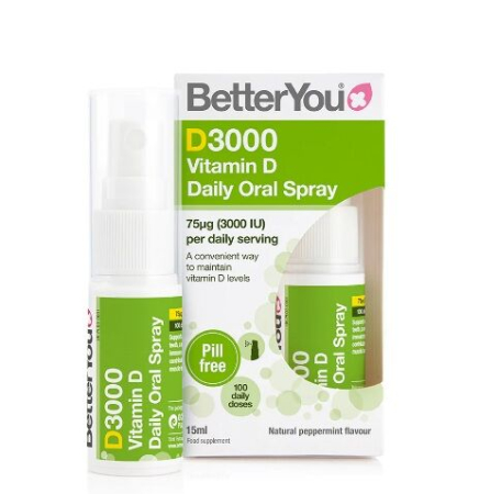 Better You - D3000 Vitamin D Oral Spray 15ml - BetterYou