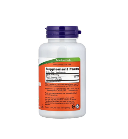 Dandelion Root 500 mg 100 capsule - NOW Foods [1]