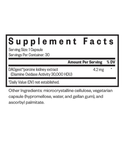 DAO Enzyme 30 capsule - Seeking Health [1]