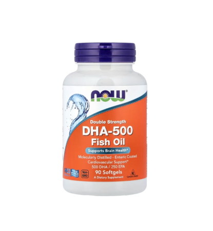 Producatori - DHA-500 Double Strength 90 capsule moi - NOW Foods