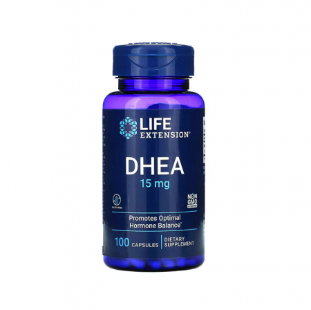 Life Extension - DHEA 15mg 100 Capsule - Life Extension