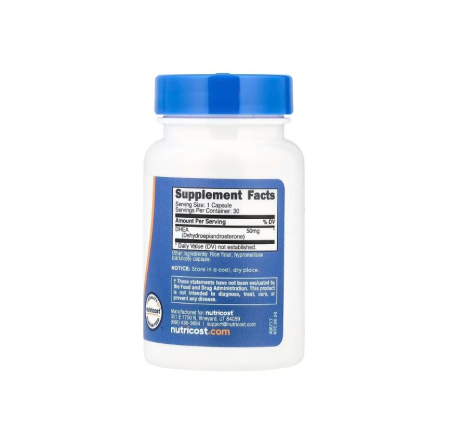 DHEA 50 mg 30 capsule - Nutricost [1]