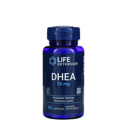 Life Extension - DHEA 50mg 60 Capsule - Life Extension