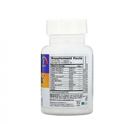 Digest Basic Essential Enzyme Formula 30 capsule - Enzymedica [1]