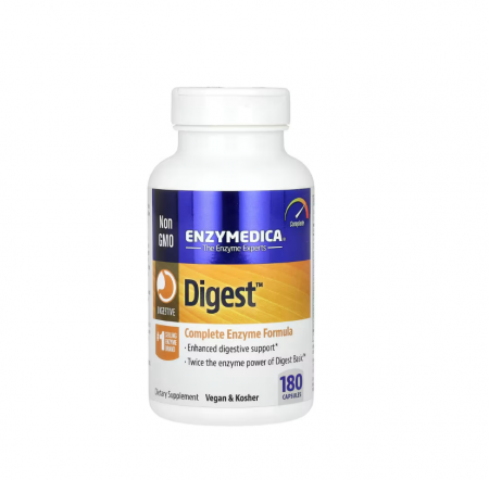 Probiotice & Prebiotice - Digest Complete Enzyme Formula 180 Capsule - Enzymedica