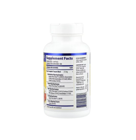 Digest Complete Enzyme Formula 180 Capsule - Enzymedica [1]