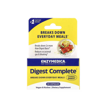 Digest Complete Enzyme Formula 30 Capsule - Enzymedica