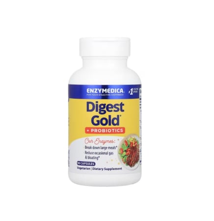 Digest Gold + Probiotics 90 Capsule - Enzymedica