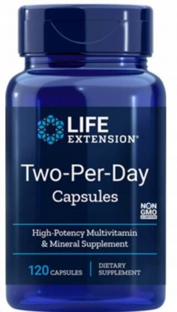 Life Extension - Two-Per-Day Capsule, 120 Capsule