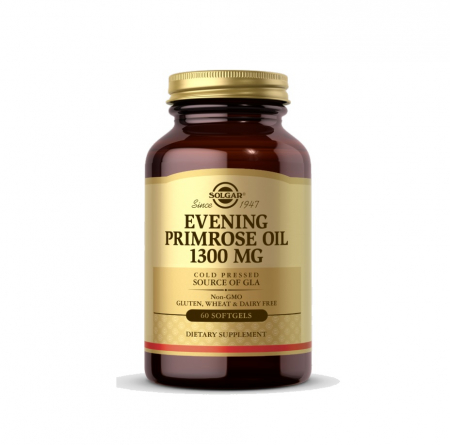 Omega & Ulei De Peste - Evening Primrose Oil 1300mg 60 capsule moi - Solgar