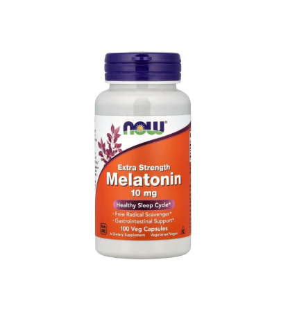 Producatori - Extra Strength Melatonin 10mg 100 capsule - NOW Foods