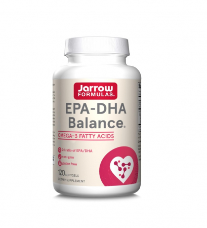 Omega & Ulei De Peste - Fish Oil EPA-DHA Balance 120 capsule moi - Jarrow Formulas