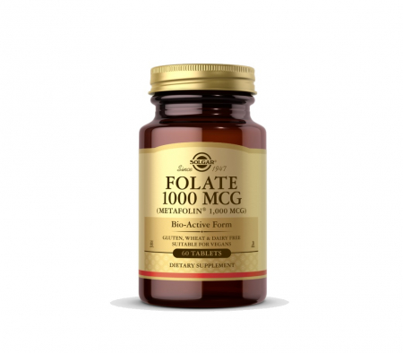 Solgar - Folate 1000mcg 60 tablete - Solgar