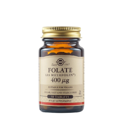 Stres & Stare De Spirit - Folate 400mcg 50 tablete - Solgar
