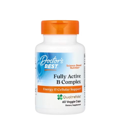 Vitamina B - Fully Active B Complex with Quatrefolic 60 Capsule - Doctor's Best