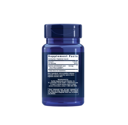 GABA 100mg 60 capsule - Life Extension [1]