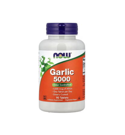 Antioxidanti - Garlic 5000 90 tablete - NOW Foods