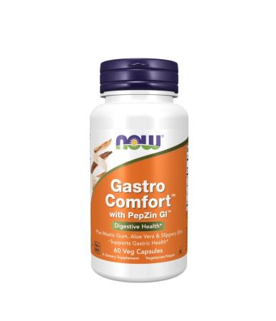 Digestie - Gastro Comfort with PepZin GI 60 capsule - NOW Foods