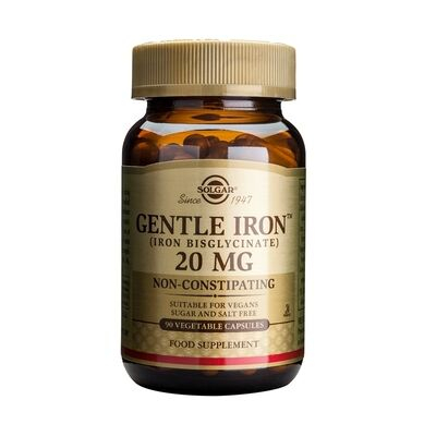 Solgar - Gentle Iron 20mg 90 capsule - Solgar