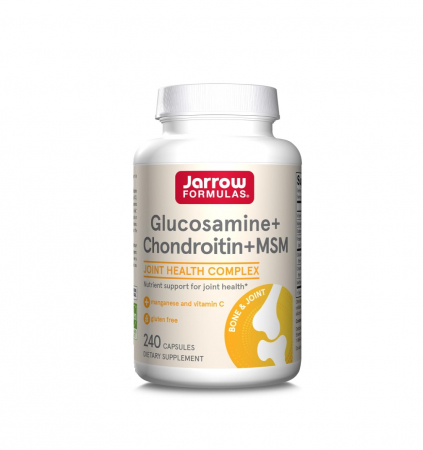 Oase & Articulatii - Glucosamine + Chondroitin + MSM 240 capsule - Jarrow Formulas
