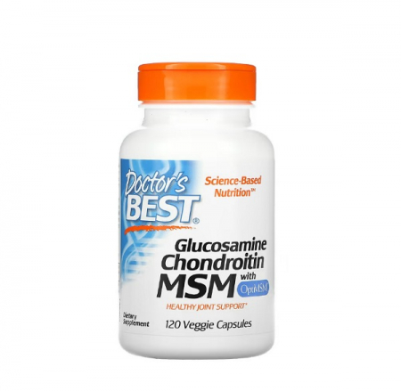 Oase & Articulatii - Glucosamine Chondroitin MSM with OptiMSM 120 Capsule - Doctor's Best
