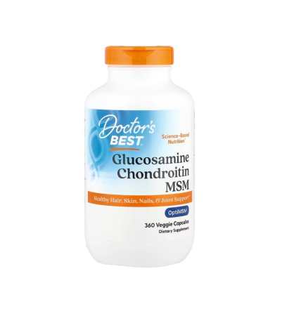 Doctor's Best - Glucosamine Chondroitin MSM with OptiMSM 360 Capsule - Doctor's Best