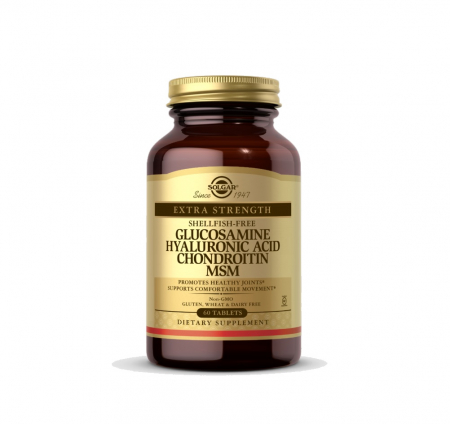 Performanta - Glucosamine Hyaluronic Acid Chondroitin MSM 60 tablete - Solgar