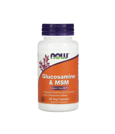 Oase & Articulatii - Glucosamine & MSM 60 capsule - NOW Foods