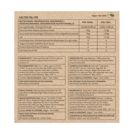 Go-Keto Premium Coconut MCT Oil C8 [1]