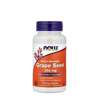 Producatori - Grape Seed Extra Strength 250mg 90 capsule - NOW Foods