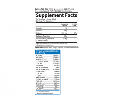 Grass Fed Collagen Peptides Powder 280g - Garden Of Life [1]