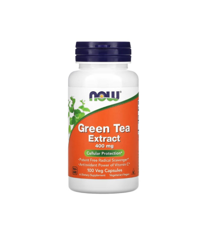 Vitamina C - Green Tea Extract 400mg capsule - NOW Foods