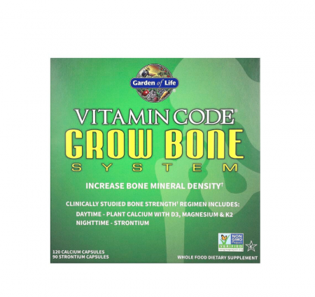 Probiotice & Prebiotice - Grow Bone System  Vitamin Code 120+90 capsules - Garden of Life
