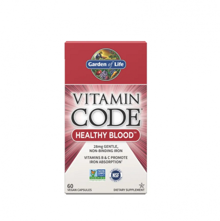 Pentru Digestie - Healthy Blood Vitamin Code 60 Capsule - Garden of Life