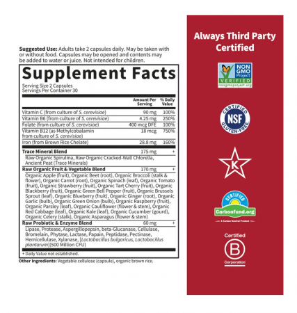 Healthy Blood Vitamin Code 60 Capsule - Garden of Life [1]