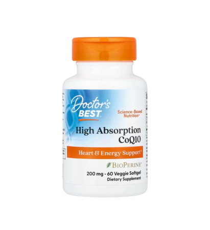 Inima - High Absorption CoQ10 with BioPerine 200mg 60 Capsule - Doctor's Best