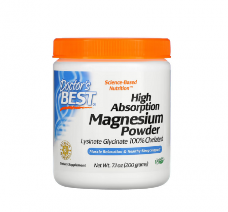 Pentru Digestie - High Absorption Magnesium Powder 200g - Doctor's Best