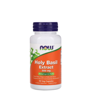 NOW Foods - Holy Basil Extract 500mg 90 capsule - NOW Foods