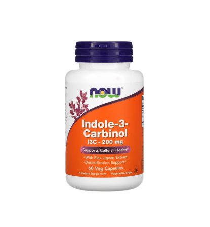 NOW Foods - Indole-3-Carbinol I3C 200mg 60 capsule - NOW Foods