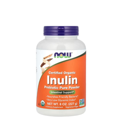 Digestie - Inulin Prebiotic Pure Powder 227g - NOW Foods