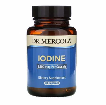 Dr. Mercola - Iodine ( Iod ) 1500 mcg 30 Capsule - Dr. Mercola