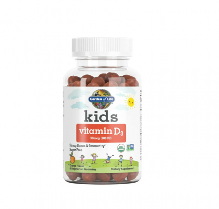 Garden Of Life - Kids Vitamin D3 Orange 20mcg 800IU 4+ ani 60 Gummies - Garden of Life