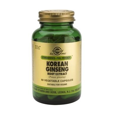 Stres & Stare De Spirit - Korean Ginseng Root Extract 60 capsule - Solgar